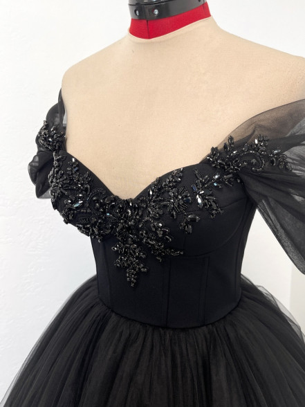 KATYA tulle dress with crystals