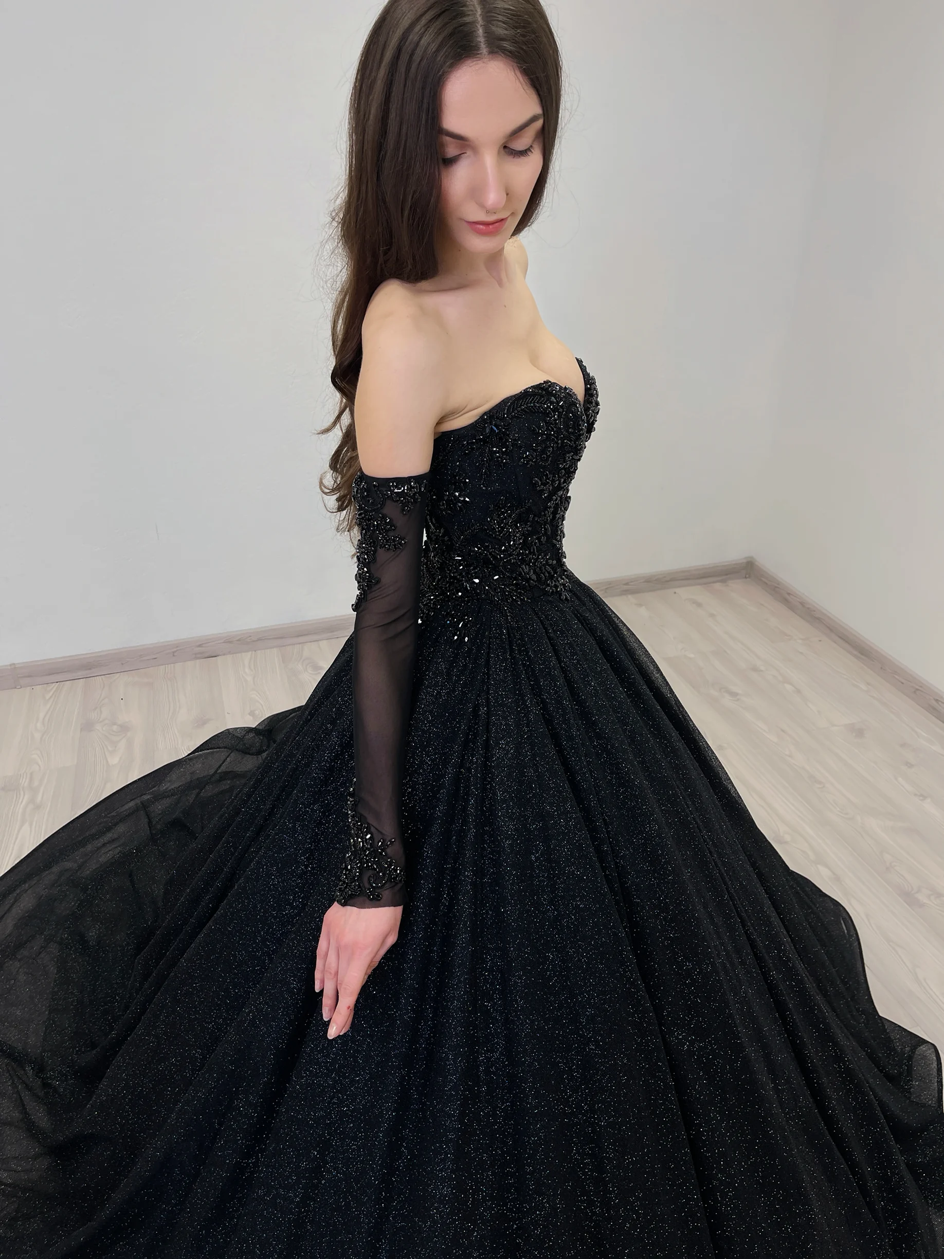 KAYLEEN sleeves with crystals 2 | Sherbon Clothing KAYLEEN sleeves with crystals - Image 2