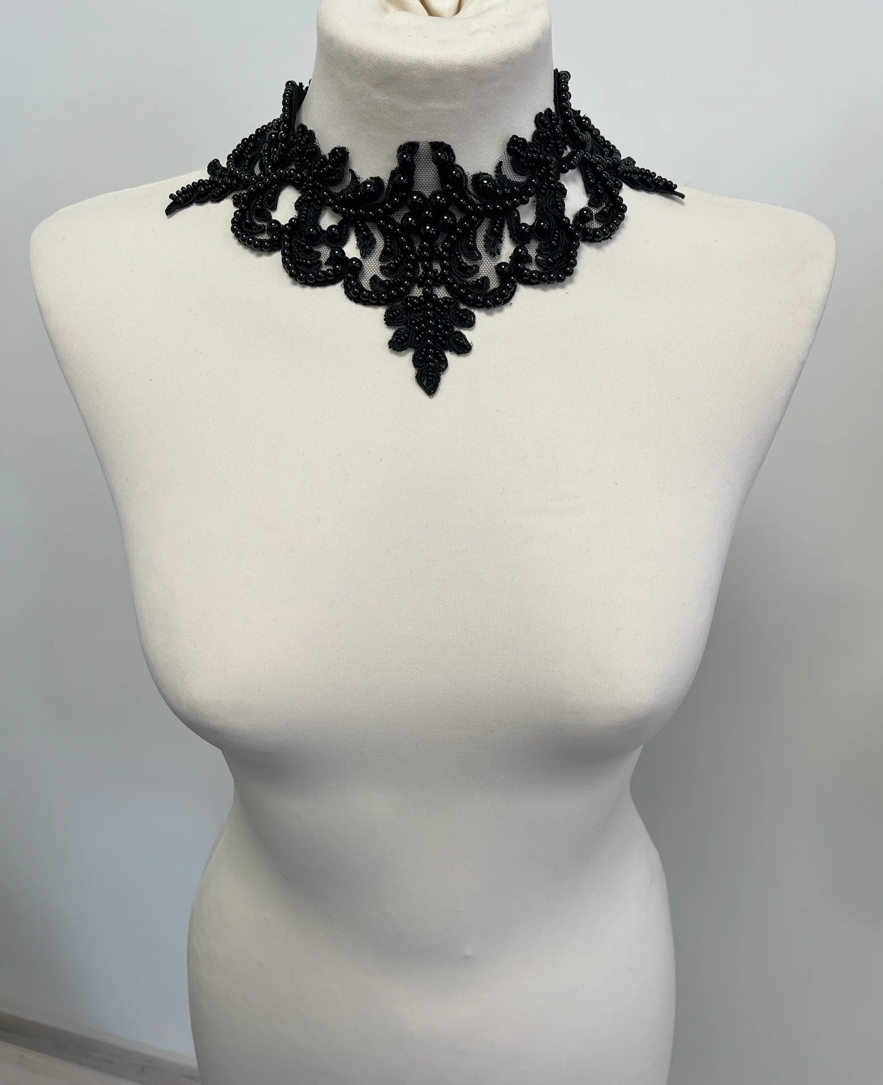 KAHLIA beaded lace choker 2 | Sherbon Clothing KAHLIA beaded lace choker - Image 2