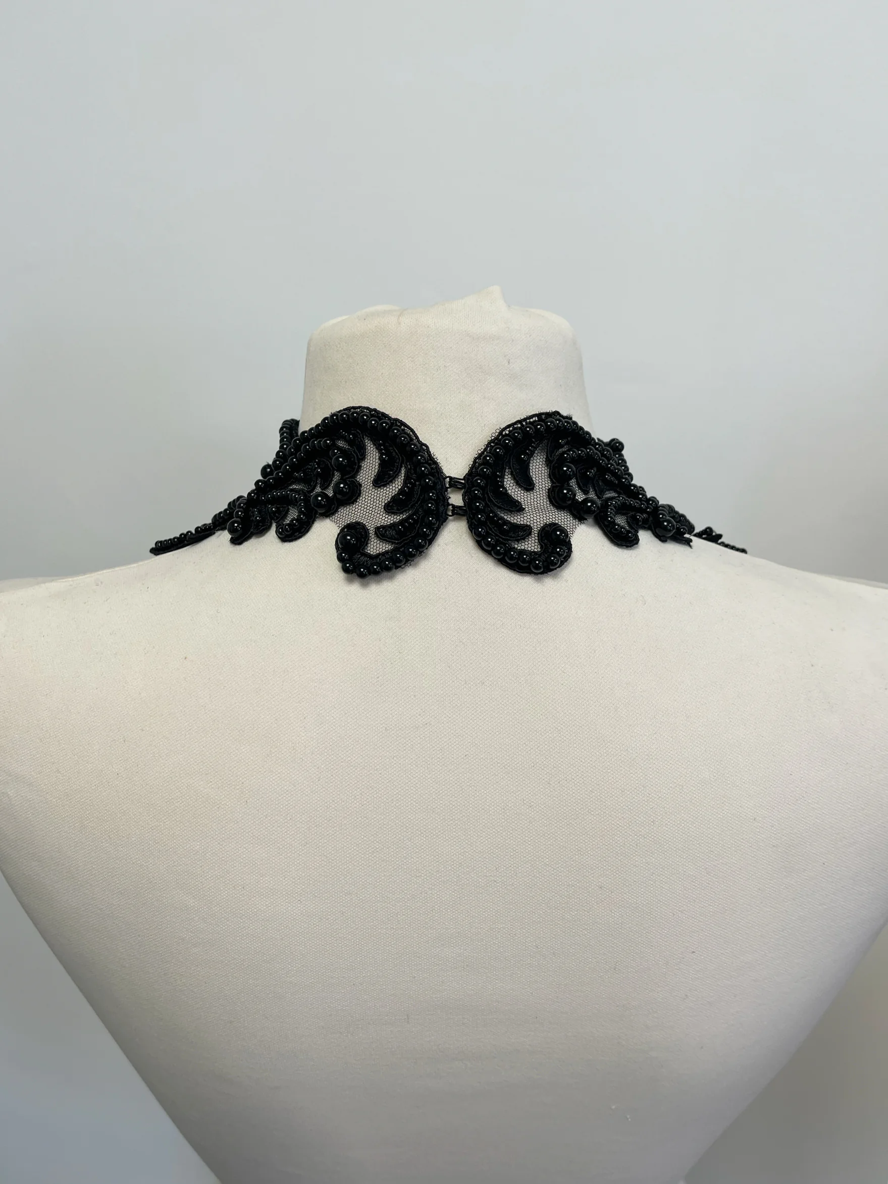 KAHLIA beaded lace choker 3 | Sherbon Clothing KAHLIA beaded lace choker - Image 3